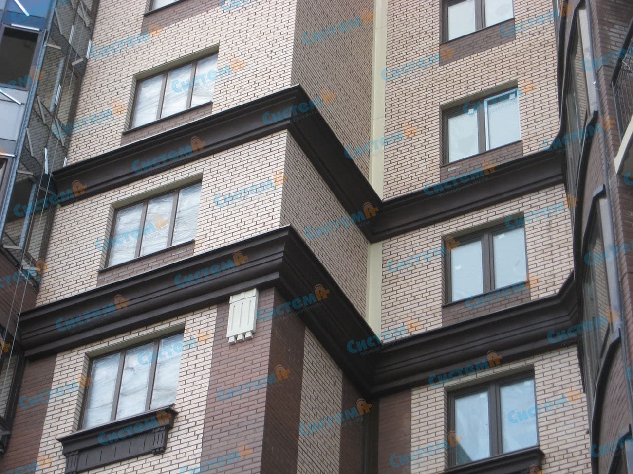 Фасадные украшения для новостройки в современном стиле Фасадные украшения для новостройки в современном стиле