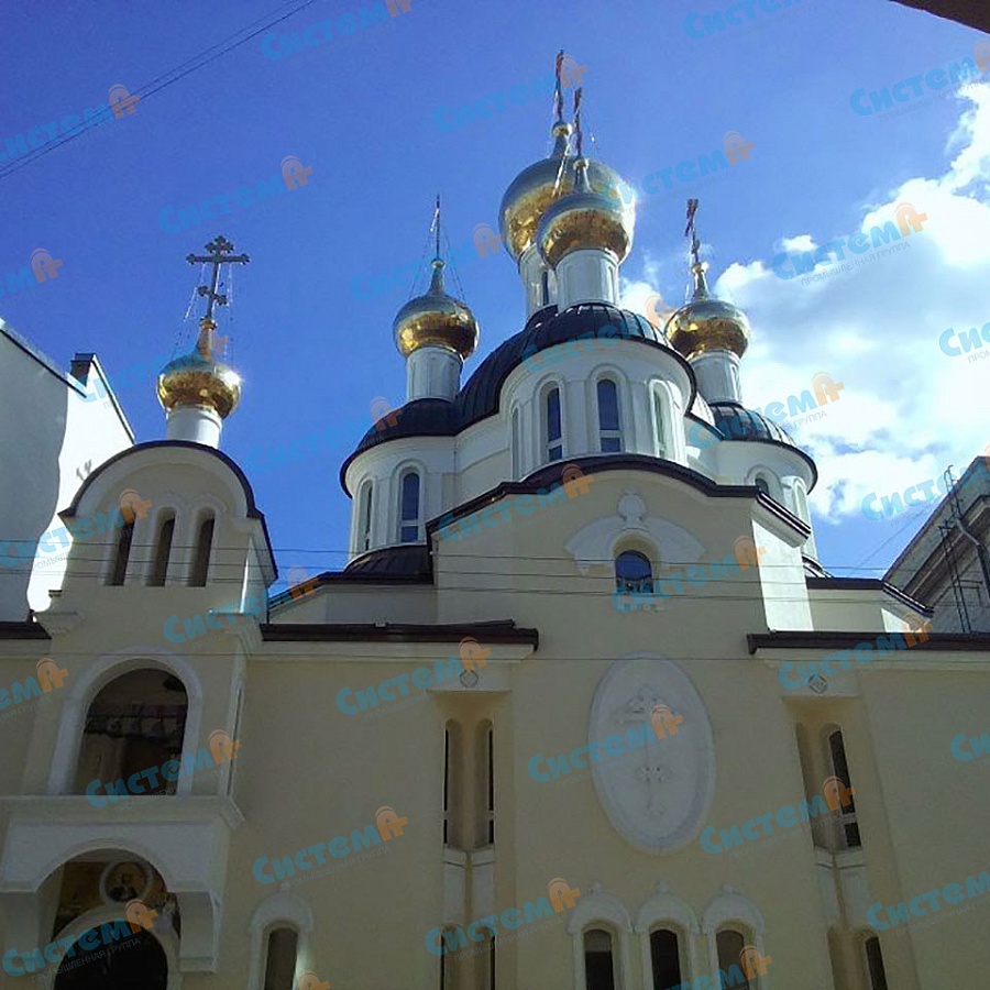 Создание лепнины из пенополистирола с покрытием для оформления фасада церкви Создание лепнины из пенополистирола с покрытием для оформления фасада церкви