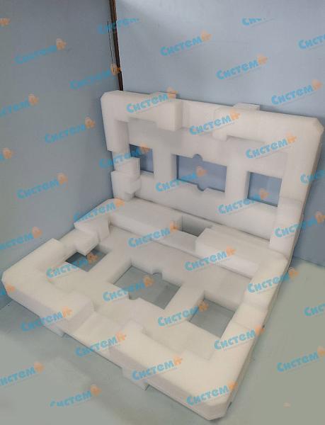 Раскрой комплекта ложемента из полимеров для транспортировки Раскрой комплекта ложемента из полимеров для транспортировки